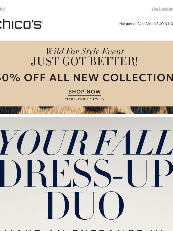 30% Off New Styles