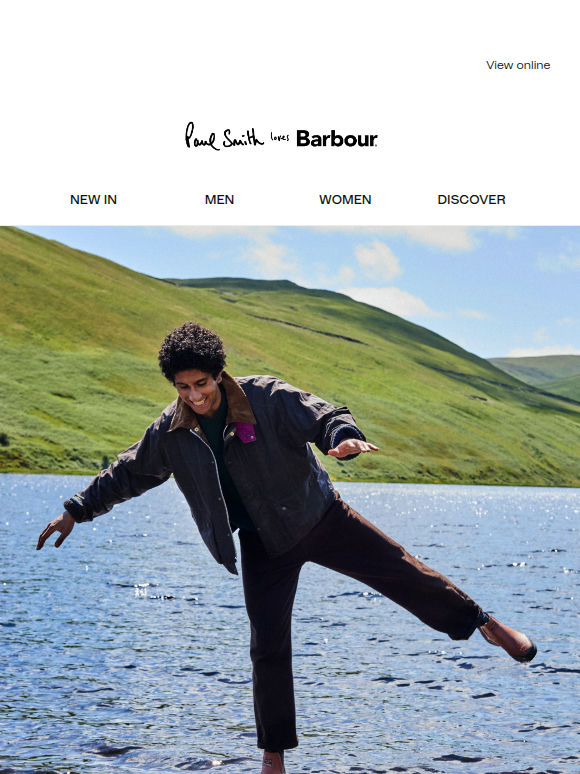 Still thinking about our Paul Smith loves Barbour collection?