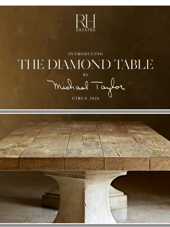 Introducing the Original Diamond Table by Michael Taylor