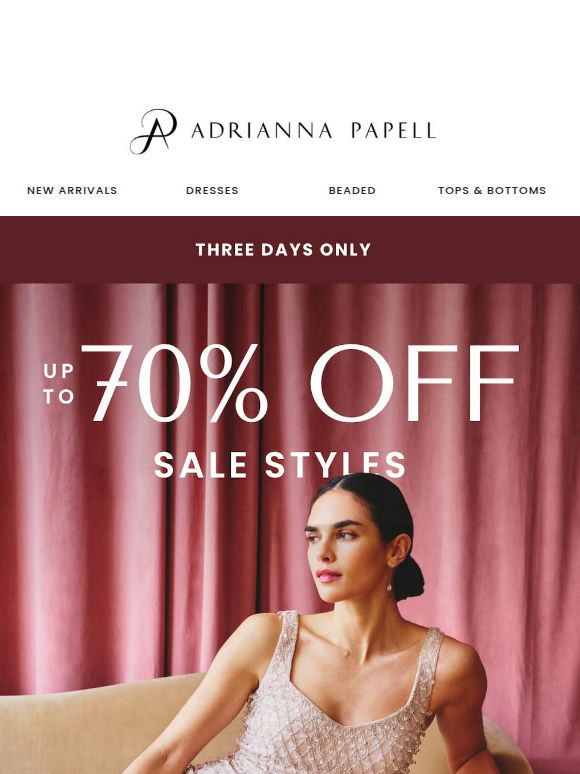 Up To 70% Off Sale Styles ✨ Major Deals Inside