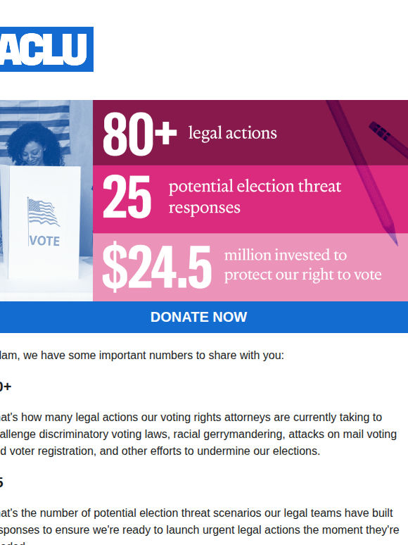 Our largest election protection effort EVER