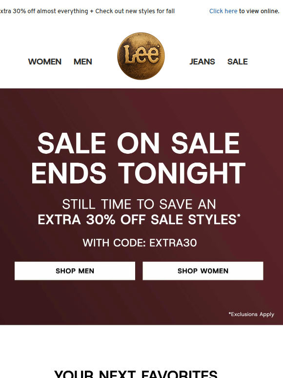 Still Time to Save an Extra 30%