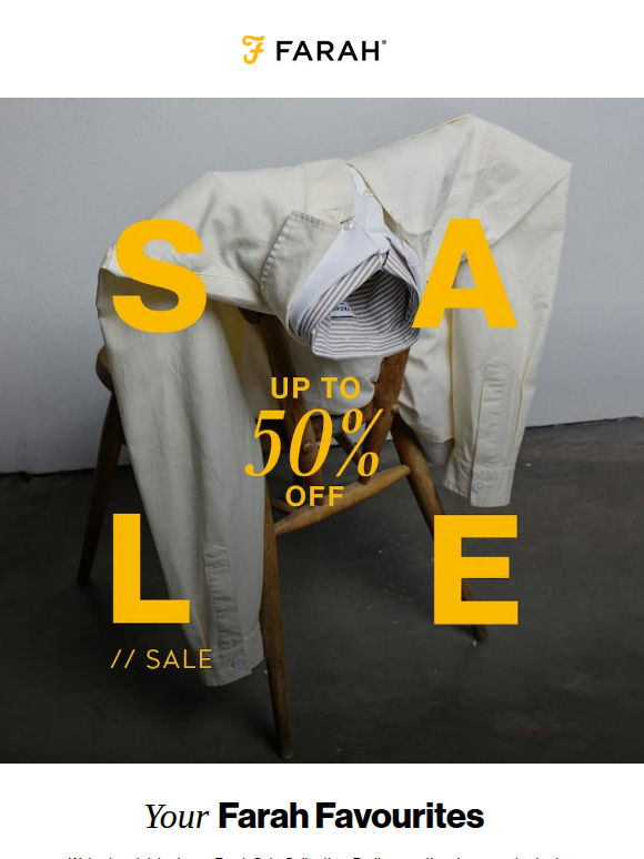 Check Out Your Farah Personalised Sale Picks