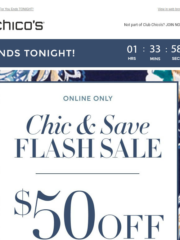 Time’s running out for $50 OFF + 25% OFF ⏰