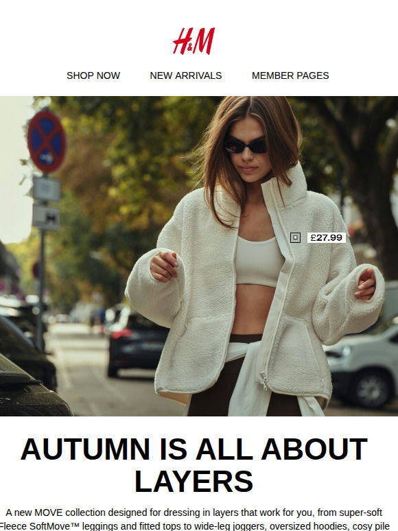Your new favourite layers from H&M MOVE