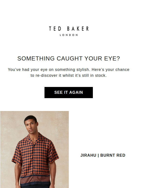 Something caught your eye?