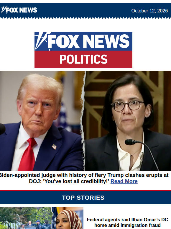 Biden-appointed judge with history of fiery Trump clashes erupts at DOJ: 'You've lost all credibility!'