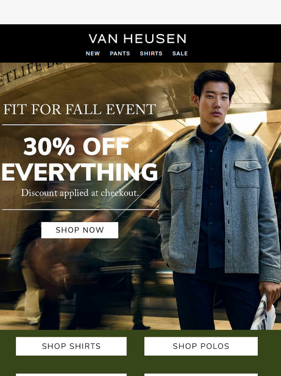 Extra 30% off EVERYTHING (including clearance!) →