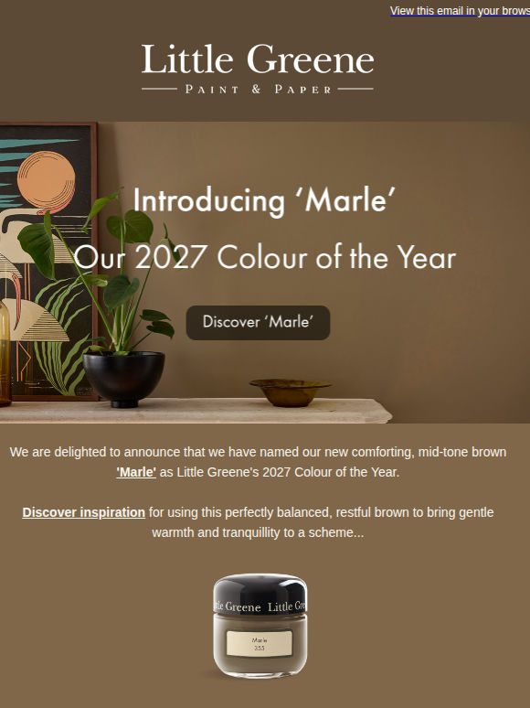 Discover our Colour of the Year 2027