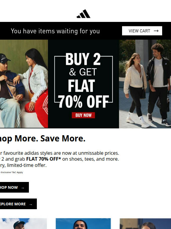 Deal You Can’t Miss 💥 Buy 2 & Get FLAT 70% OFF*