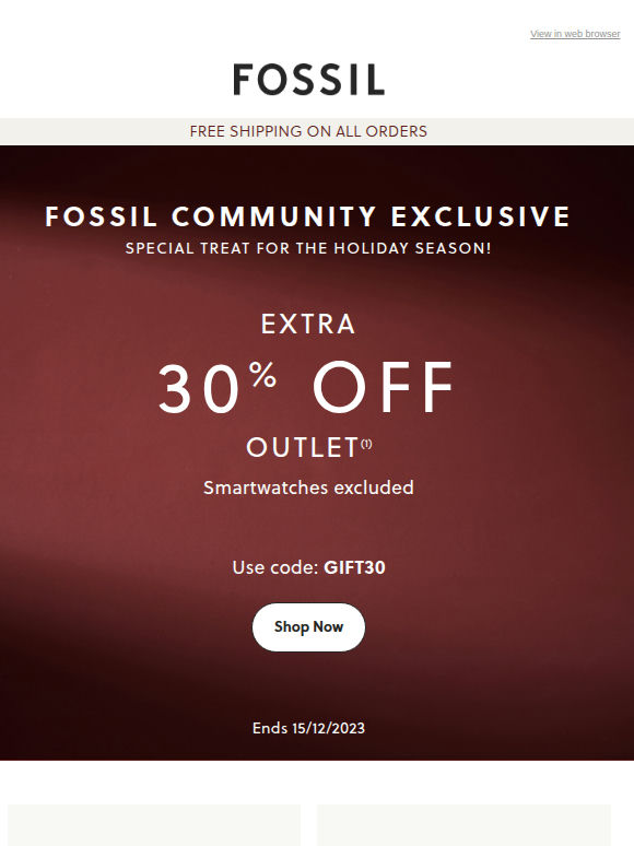 Use your GIFT30 before it’s gone