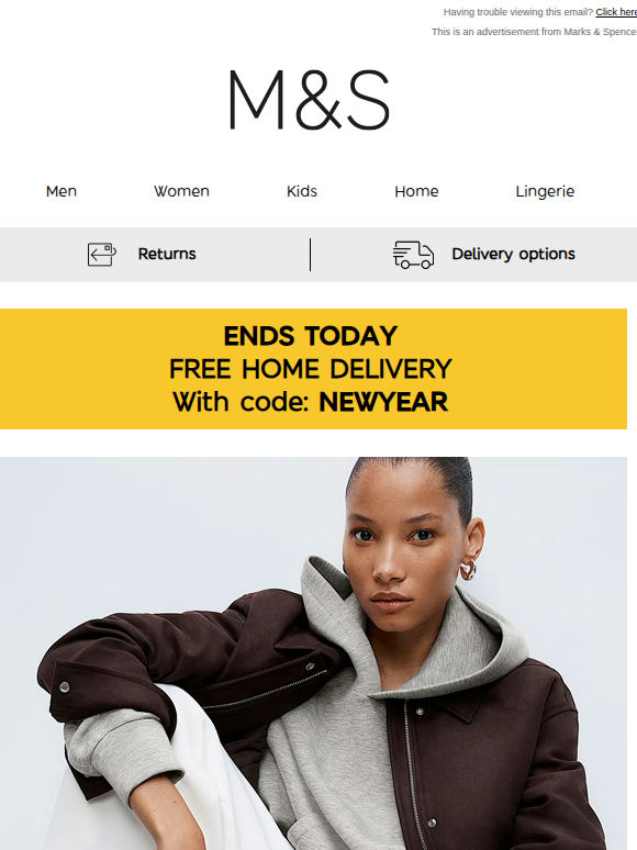 Final Day to Enjoy Free Delivery 📢