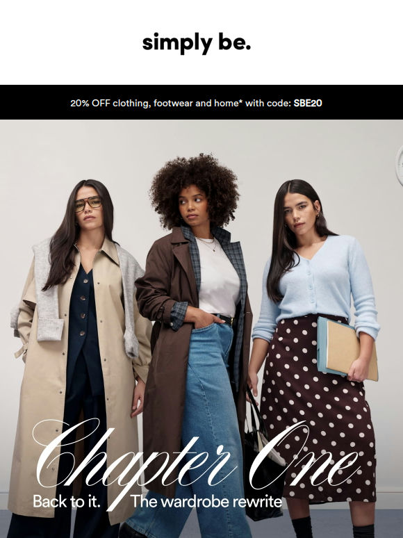 Refresh your look with 20% OFF 💗