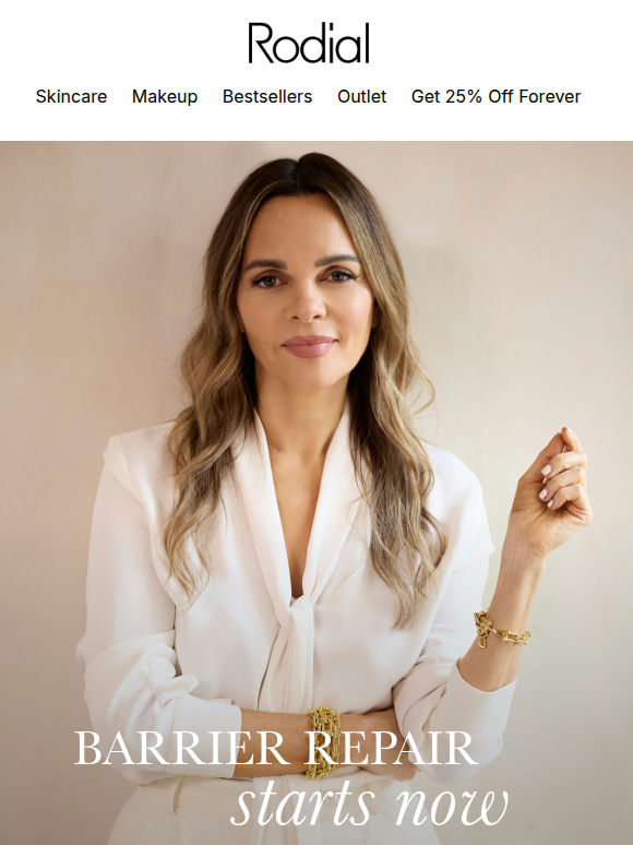 Is your skin feeling stressed? Barrier Repair Starts Now.