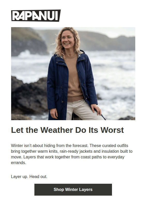 Your layers to take winter head on