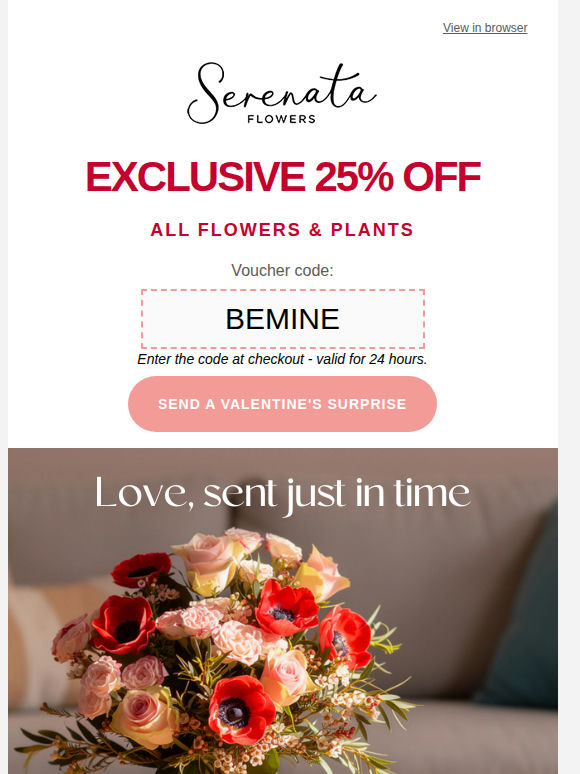 🌹Valentine’s is almost here — 25% off
