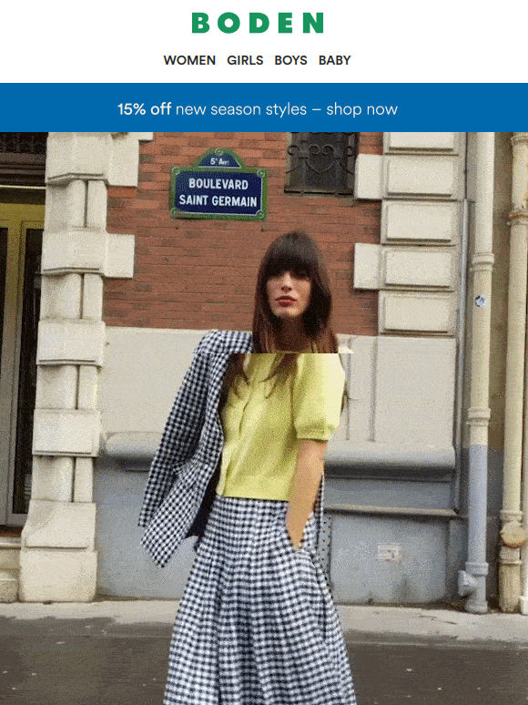 How you're wearing linen