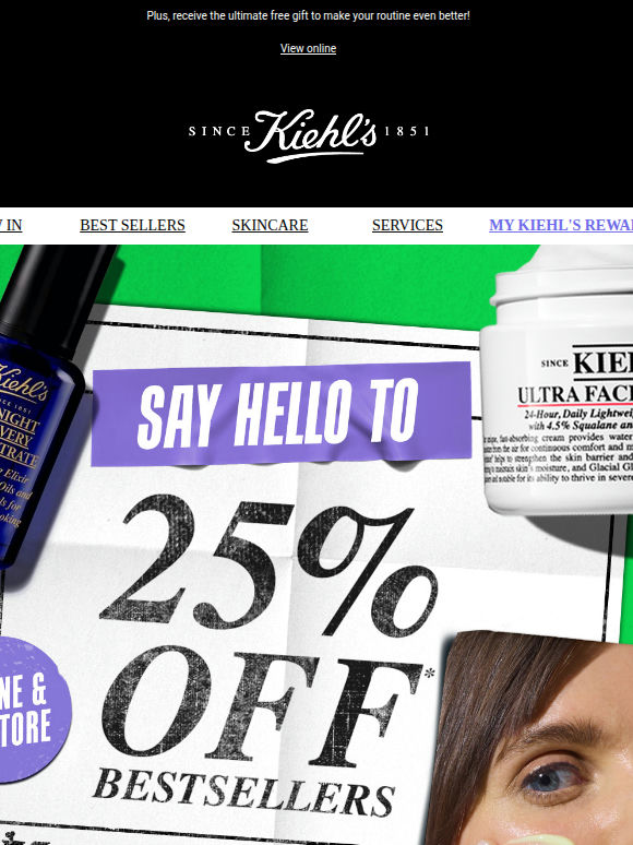 That fresh-faced feeling...now 25% off!