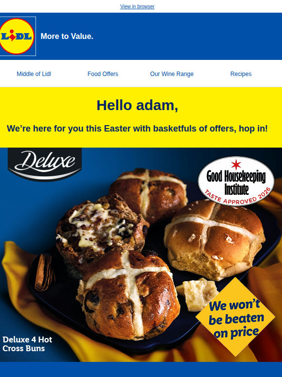 A Lidl Easter chock-full of value! 🐰