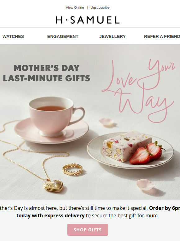 Left Mother’s Day to the last minute?