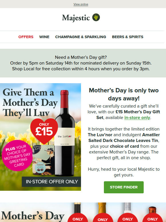 2 days to go! Mother’s Day gifts she’ll love