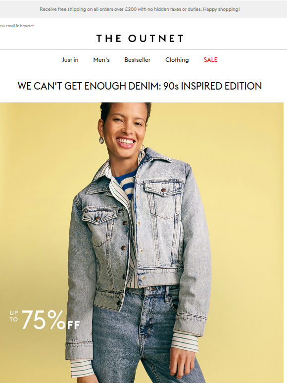 Our 90s denim obsession continues...