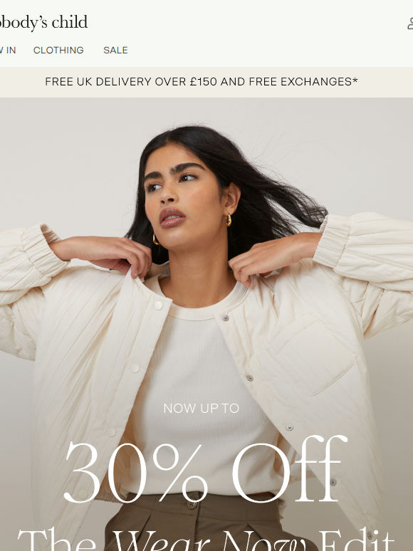 Up to 30% off your next outfit