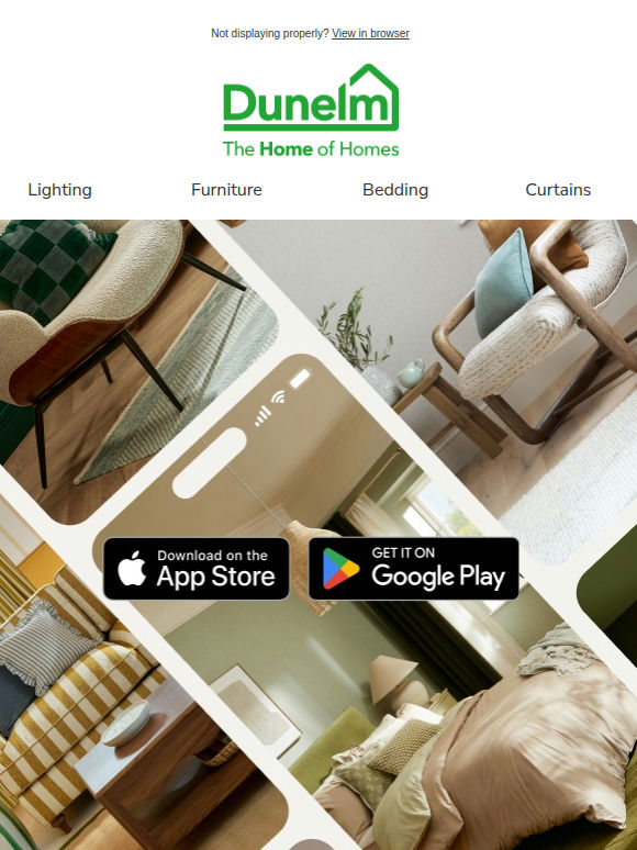 Tap into smarter shopping with the Dunelm app