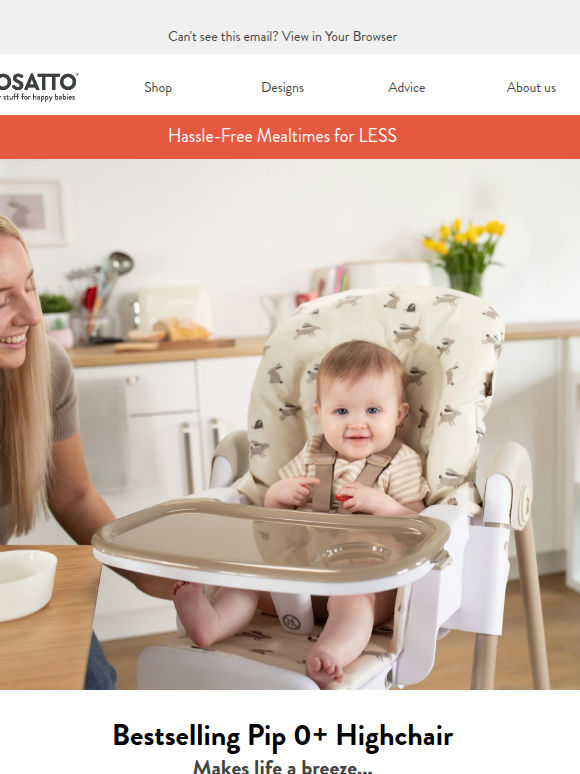 Same superstar highchair. New lower price.