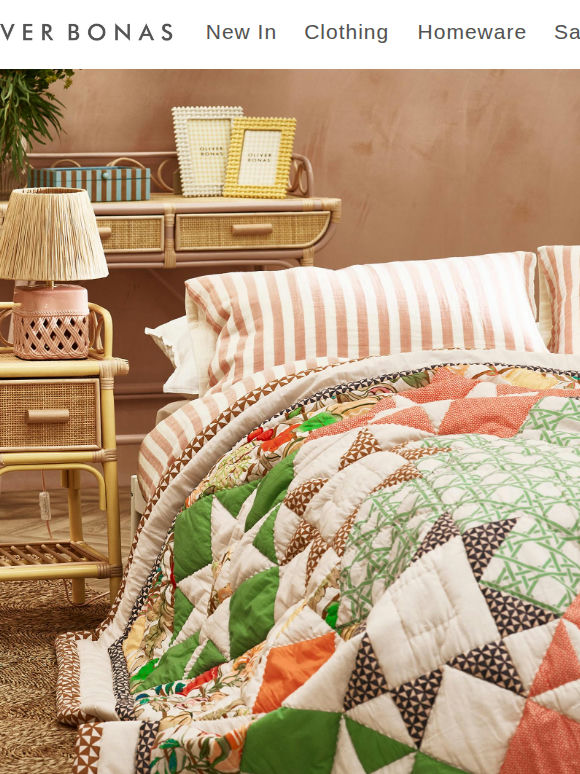 New spring colourway | Patchwork quilt