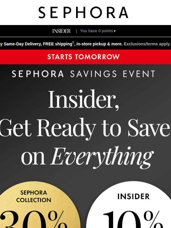 EVERYTHING is on sale starting tomorrow 🥳