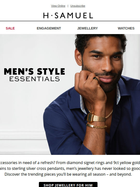 Trending jewellery for him