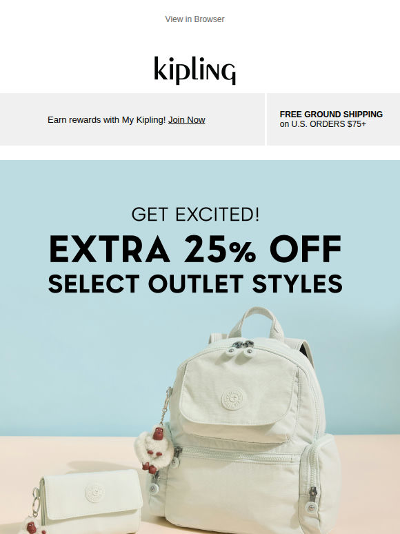 Get Excited🤩 Extra 25% Off At Our Outlet!