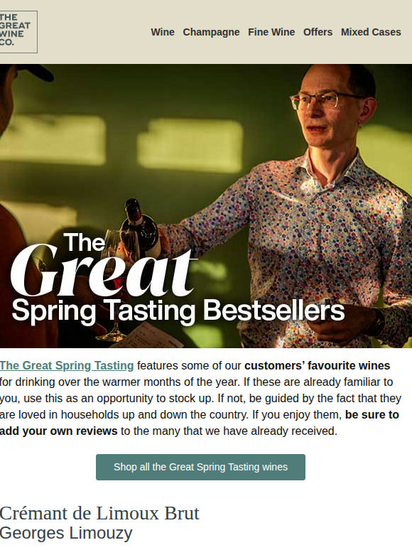 Bestsellers from The Great Spring Tasting