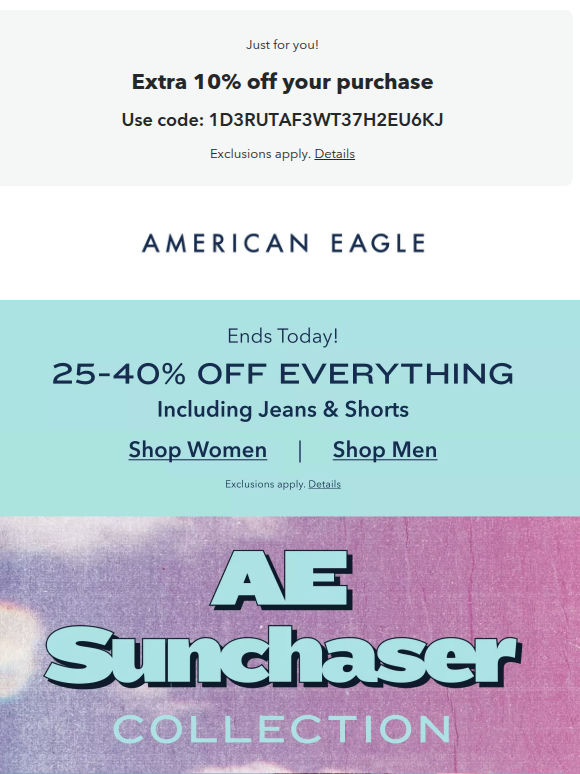 ‼️ ENDS TODAY: 25-40% off everything ‼️