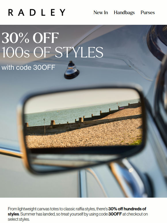 30% off 100s of summer styles