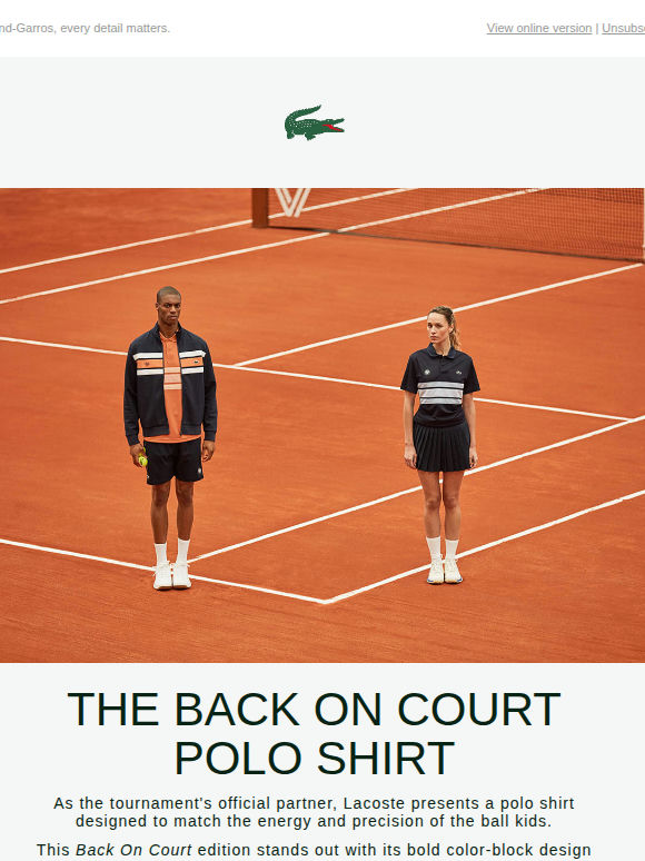 The Back On Court Polo Shirt