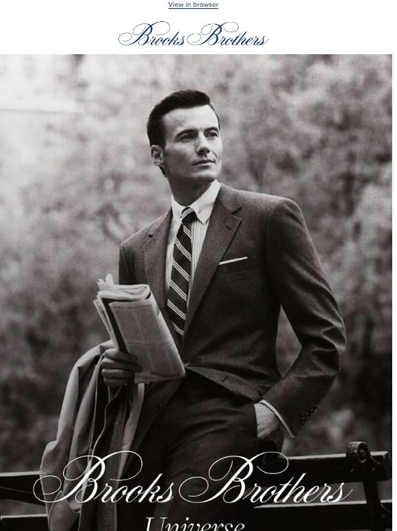Let us tell you about Brooks Brothers…