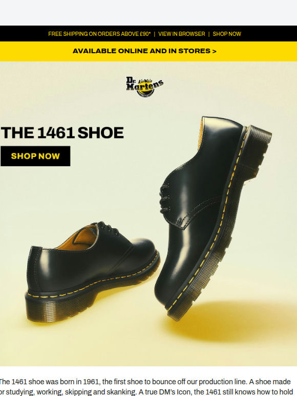 The 1461 shoe