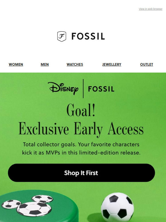 Goal! Disney⏐Fossil Soccer Is Here ⚽