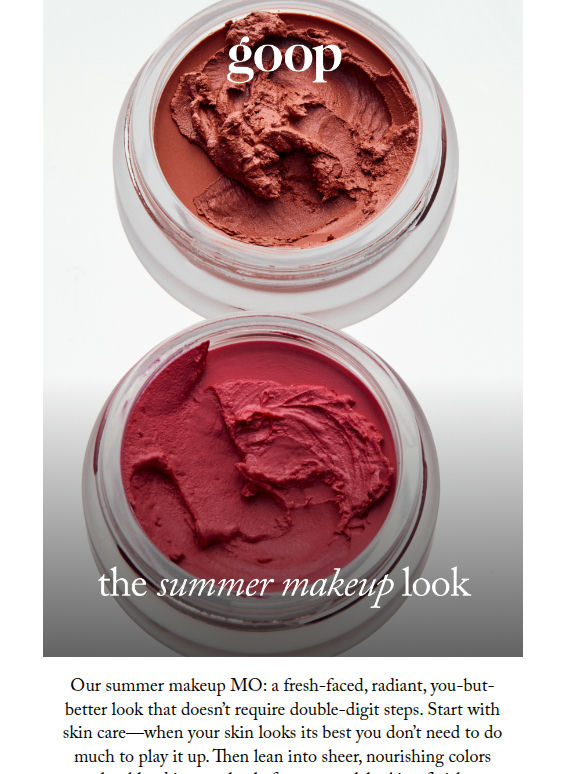 the summer makeup look