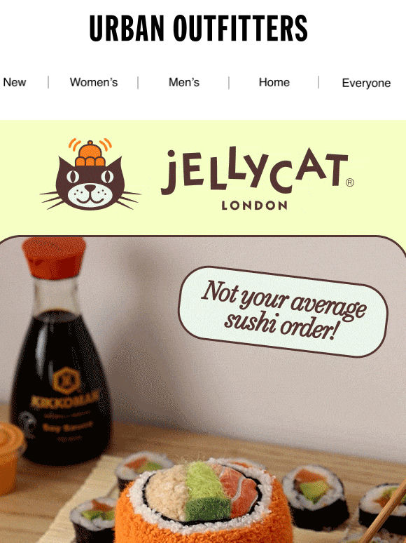 Re: Your sushi order is delivered