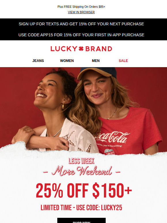 WEEKEND SALE: 25% Off $150 🙌