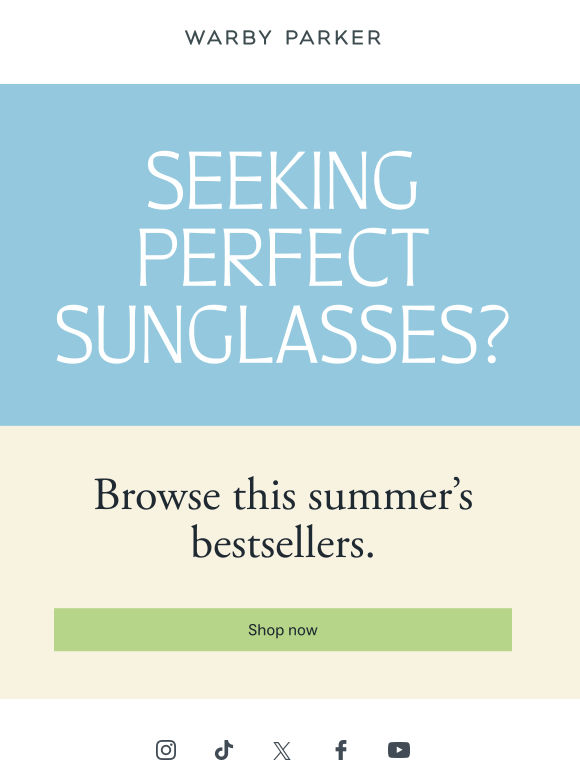 Our bestselling sunglasses