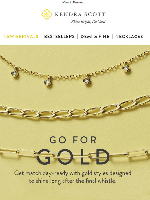 Time to Go for Gold