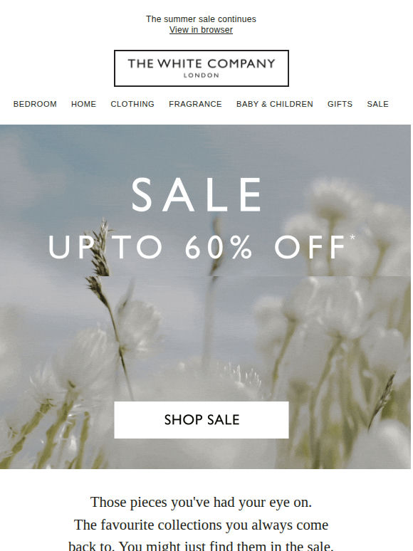 New favourites, up to 60% off