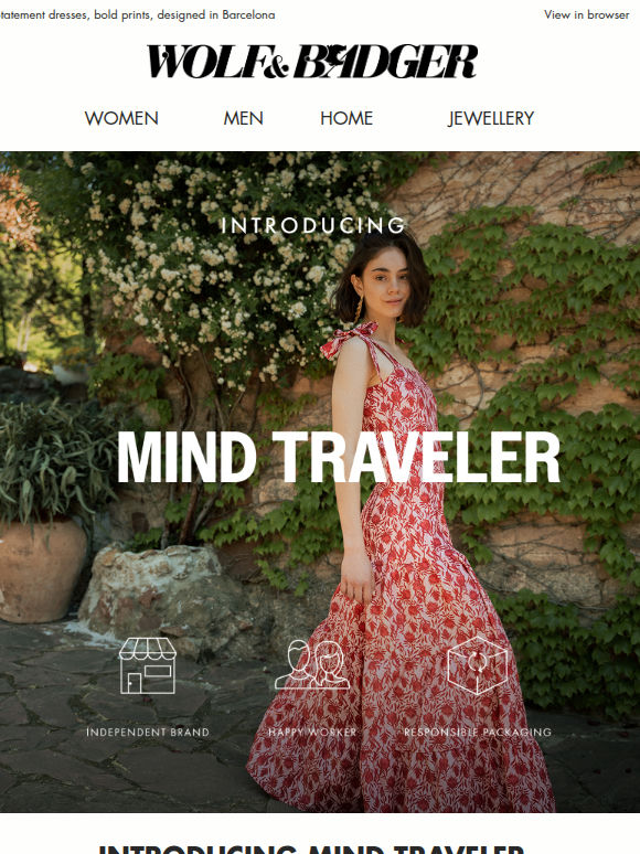 Barcelona Meets Wolf & Badger: Introducing Mind Traveler