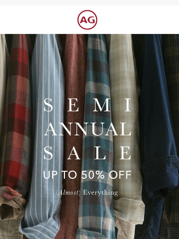 The Semi-Annual Sale Ends Wednesday