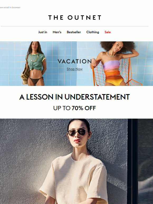 Minimalism with an edge from Toteme