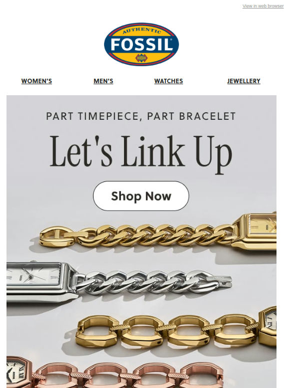 Now Trending: Chain Watches